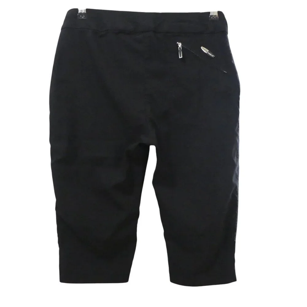 Jamie Sadock Black‎ Stretch Pull-on Knee Length Golf Capris Womens 6